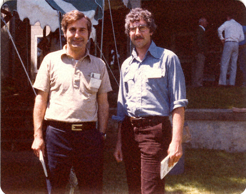 Harvey Miller (right) 1980